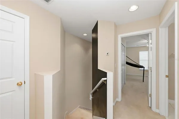 a view of closet area