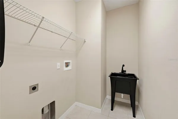 a view of closet area