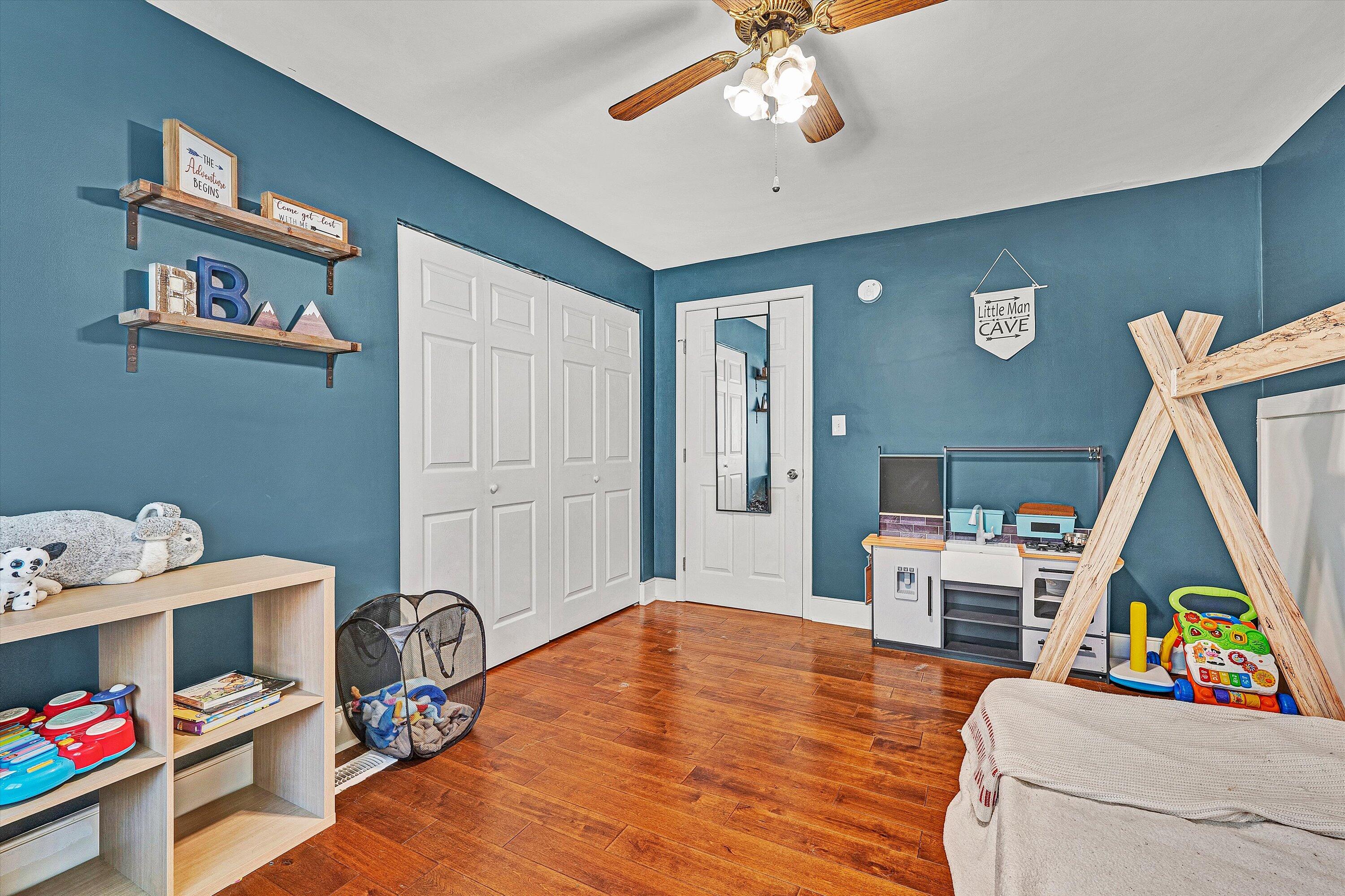 2320 Grassy Hill Road Rocky Mount, VA 24151 - Photo 30 of 57 a view of a workspace with furniture and a wooden floor