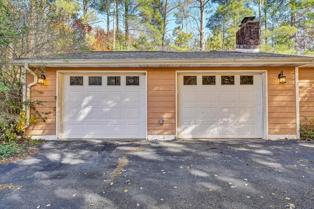 a view of a door and a window