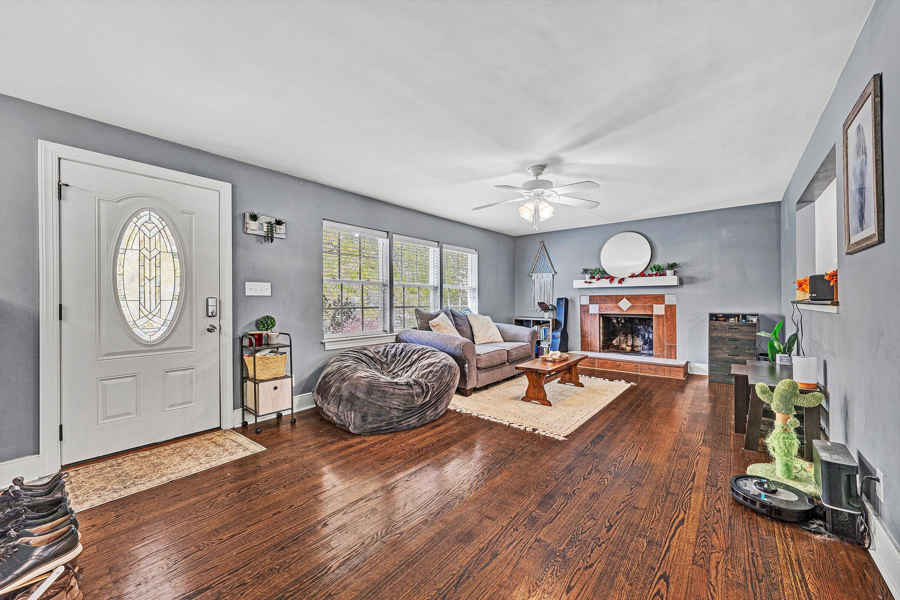 2320 Grassy Hill Road Rocky Mount, VA 24151 - Photo 8 of 57 a living room with furniture and a fireplace