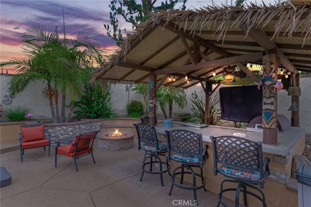 2429 Cliff Road Upland, CA 91784 - Photo 45 of 53 Nothing says summer nights more than Tiki Palapas and BBQ, Firepits