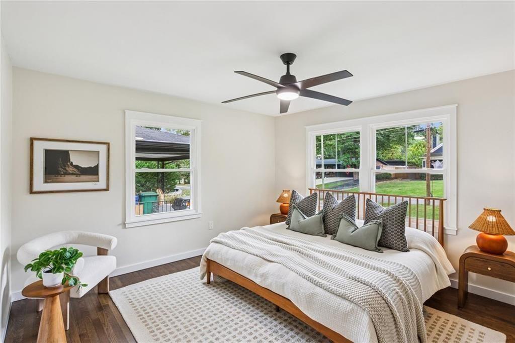 2152 Edgemore Drive Southeast Atlanta, GA 30316 - Photo 15 of 33 a bedroom with a large bed and a window