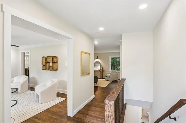 a view of living room with furniture and window