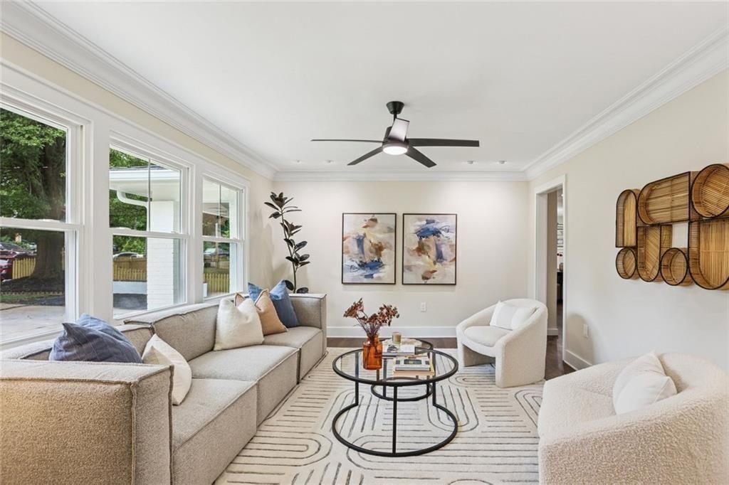 2152 Edgemore Drive Southeast Atlanta, GA 30316 - Photo 6 of 33 a living room with furniture and a large window