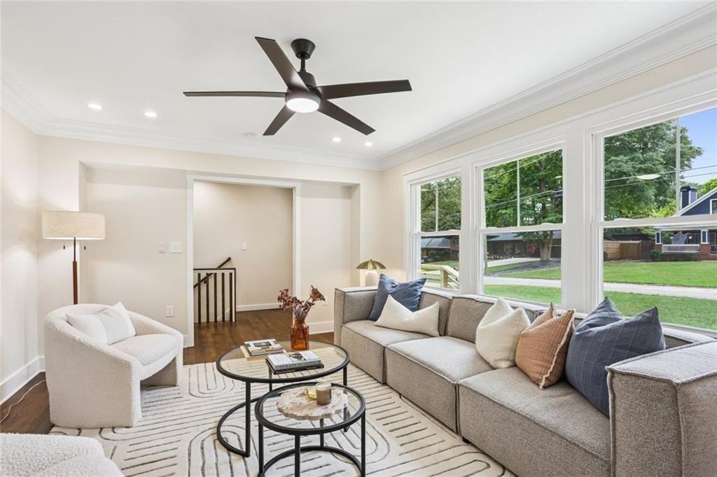 2152 Edgemore Drive Southeast Atlanta, GA 30316 - Photo 7 of 33 a living room with furniture and a large window