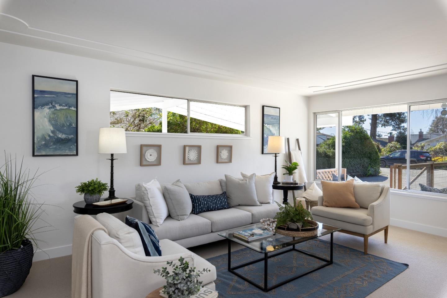 621 Townsend Drive Aptos, CA 95003 - Photo 12 of 43 a living room with furniture and a large window