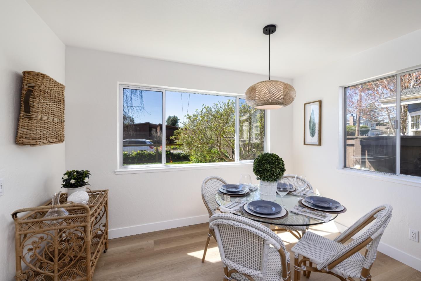 621 Townsend Drive Aptos, CA 95003 - Photo 14 of 43 a view of a dining room with furniture window and outside view