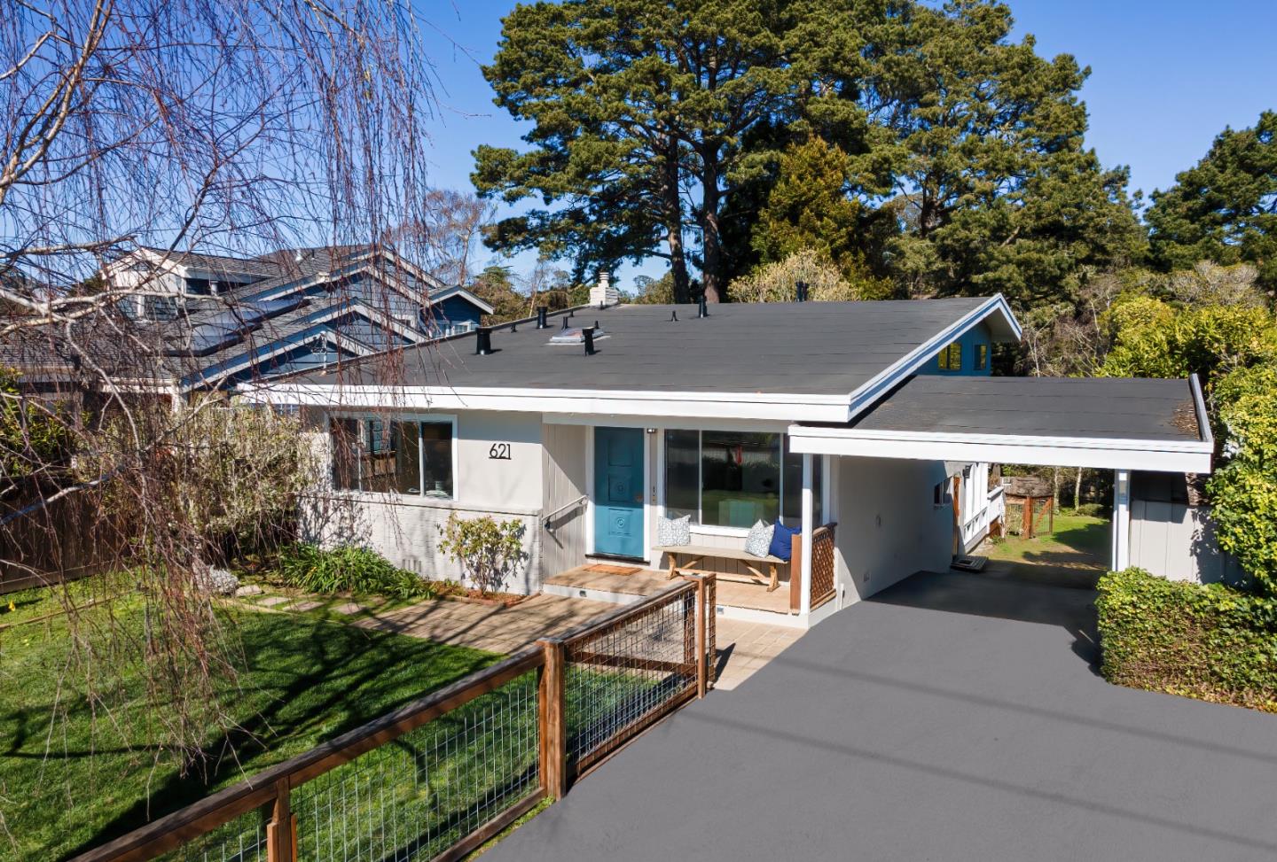 621 Townsend Drive Aptos, CA 95003 - Photo 36 of 43 an outdoor view of house with yard
