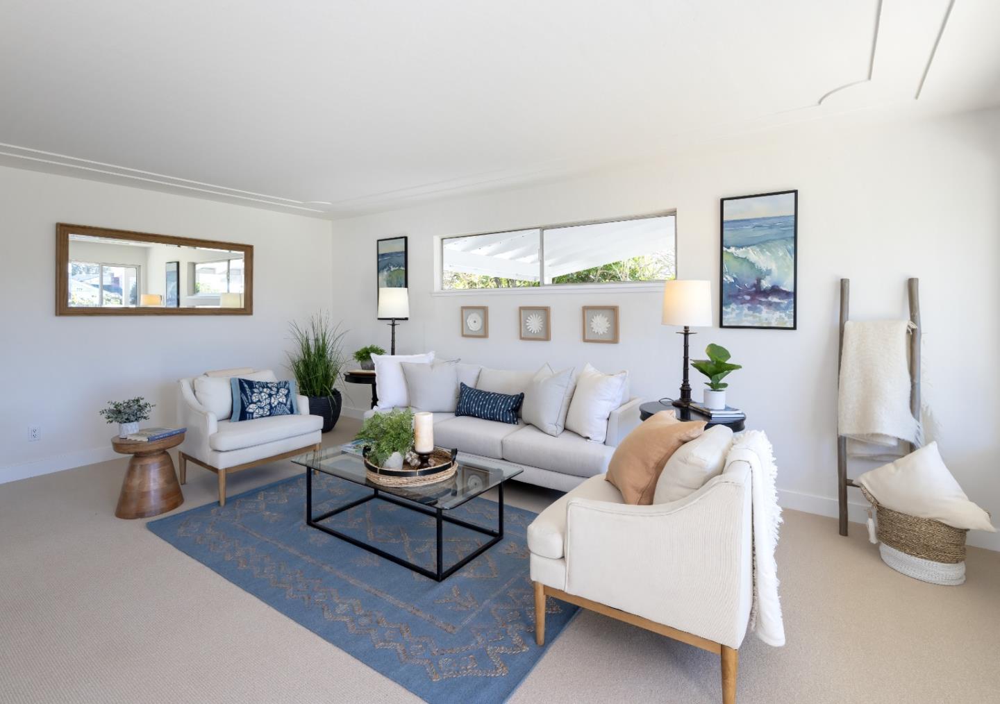 621 Townsend Drive Aptos, CA 95003 - Photo 8 of 43 a living room with furniture and a painting on the wall