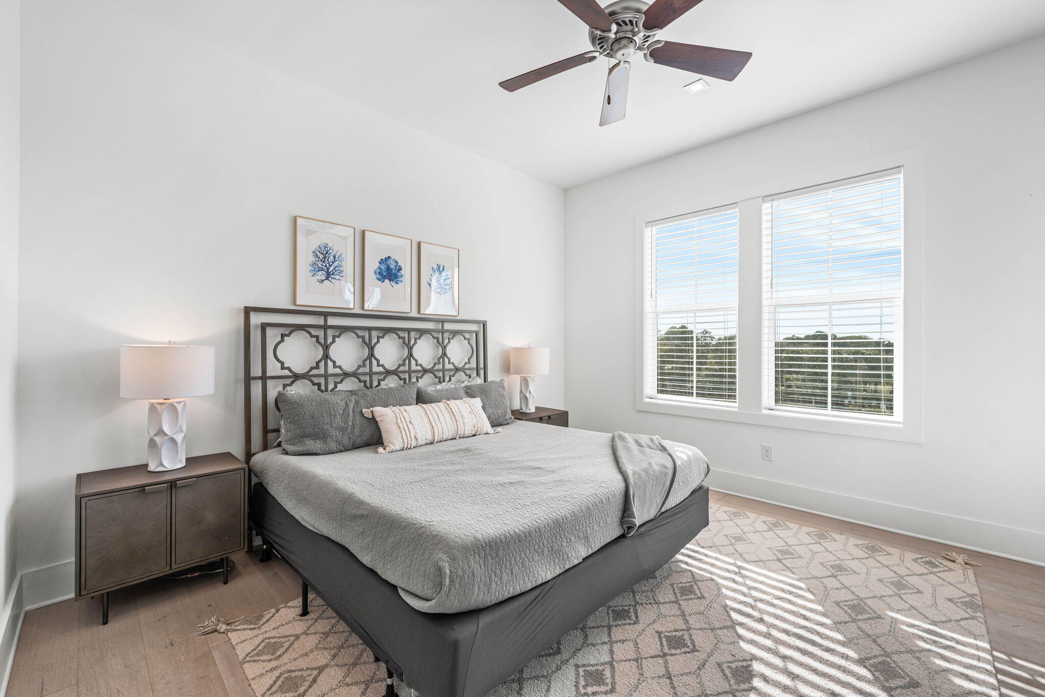 1683 South Co Highway 393 Santa Rosa Beach, FL 32459 - Photo 49 of 72 a bedroom with a large bed and a window