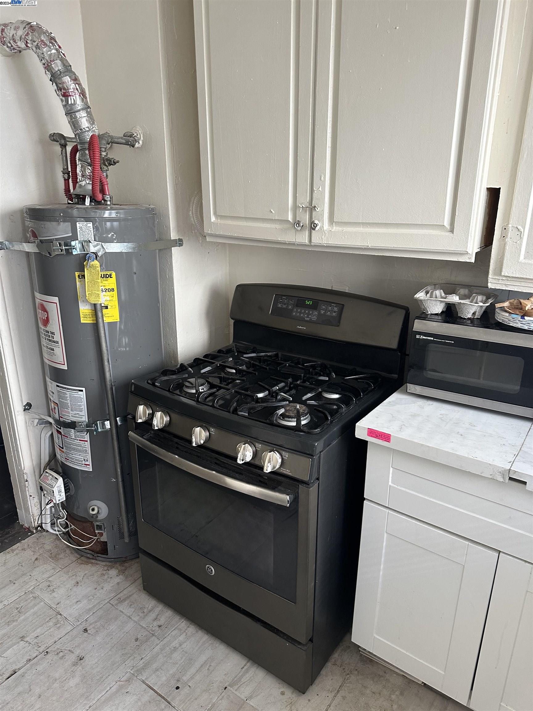 5659 Telegraph Avenue Oakland, CA 94609 - Photo 23 of 42 a stove top oven sitting inside of a kitchen
