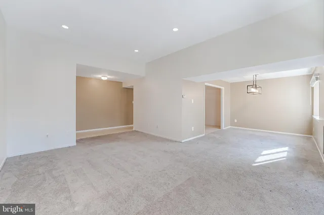 a view of an empty room