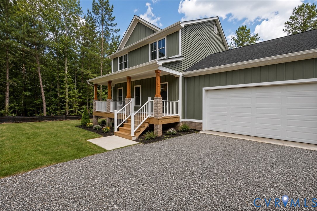 Lot 6 Tabscott Road Columbia, VA 23038 - Photo 4 of 42 Two-story exterior with horizontal and vertical si