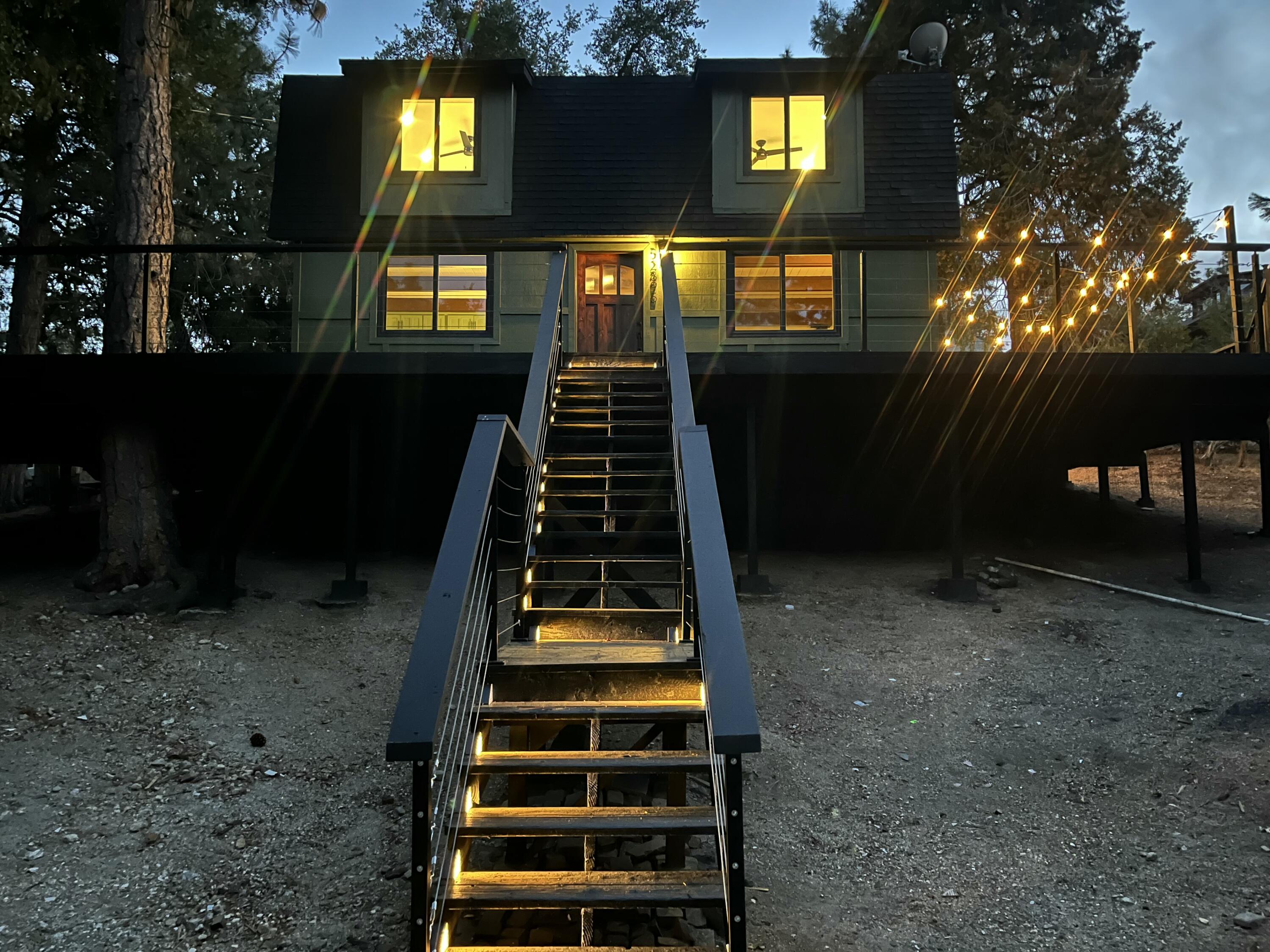52895 Cedar Drive Idyllwild, CA 92549 - Photo 3 of 44 Front at Night