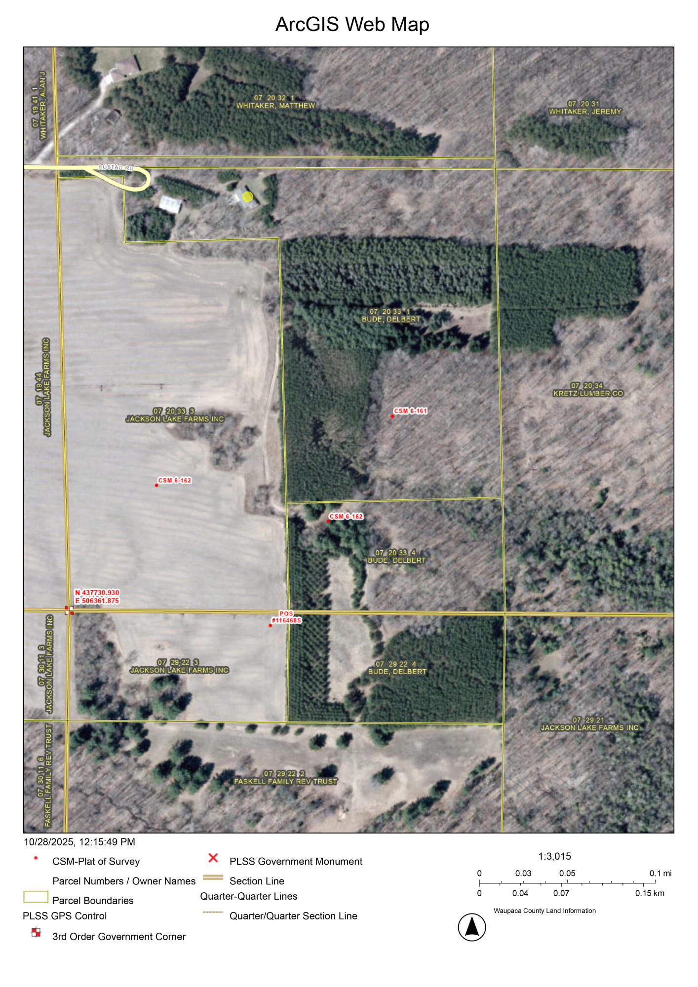 E516 Rustad Road Harrison, WI 54945 - Photo 2 of 52 27.08 acres mixed pine/harwoods/open prairie