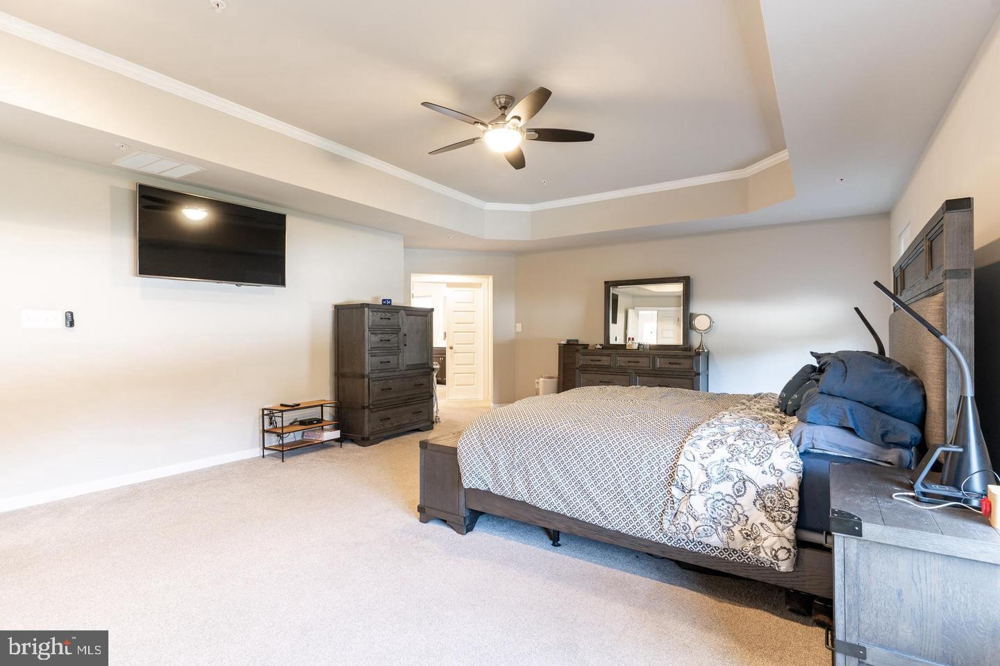 6100 Oglethorpe Mill Drive Brandywine, MD 20613 - Photo 12 of 22 a bedroom with a bed and a television