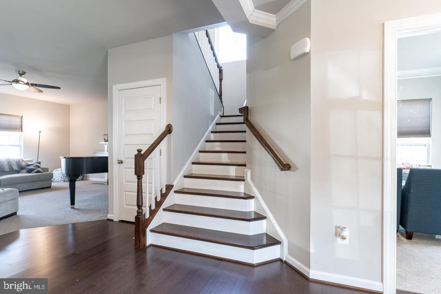 6100 Oglethorpe Mill Drive Brandywine, MD 20613 - Photo 2 of 22 a view of entryway and hall with wooden floor