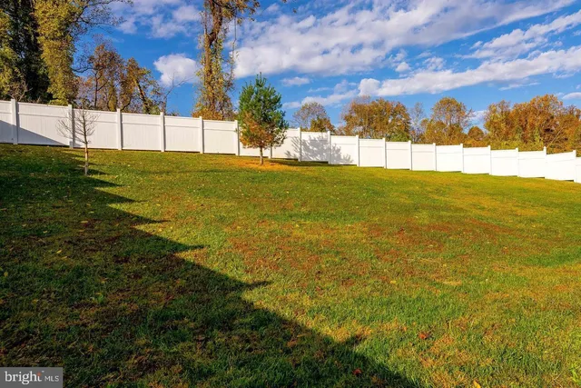 a view of an outdoor space and a yard