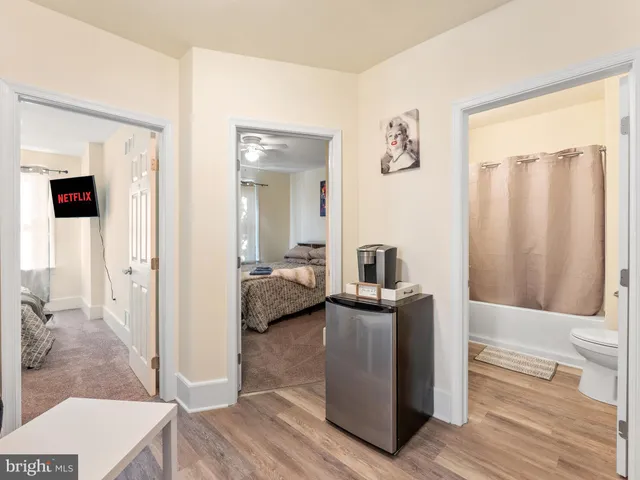 a view of a living room