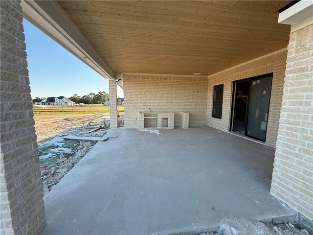 a view of a lake with a mountain