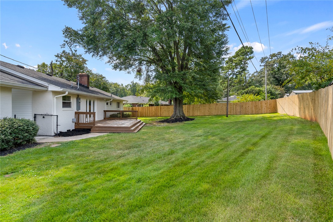 2025 Sheldon Drive Anderson, SC 29621 - Photo 22 of 22 Fenced in back yard