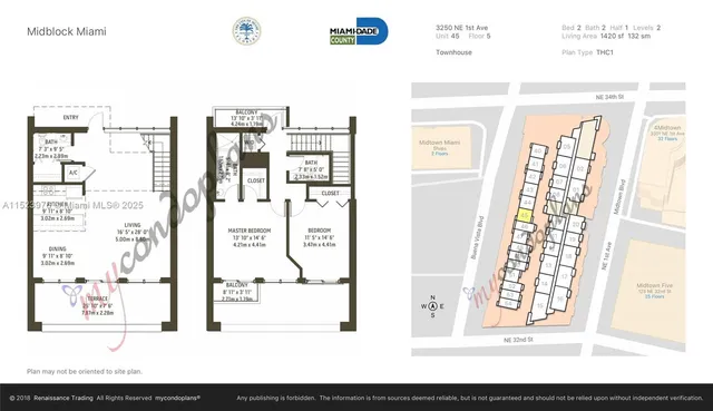 a view of a living room with a large window
