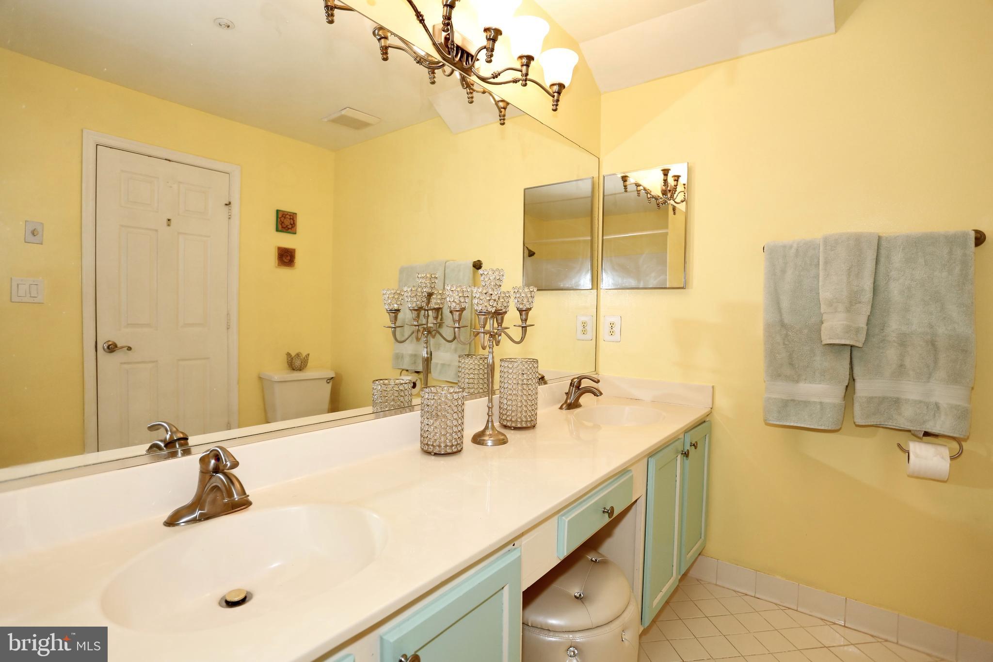 415 Ridgepoint Place, Unit 32 Gaithersburg, MD 20878 - Photo 14 of 24 Master bath with double sinks