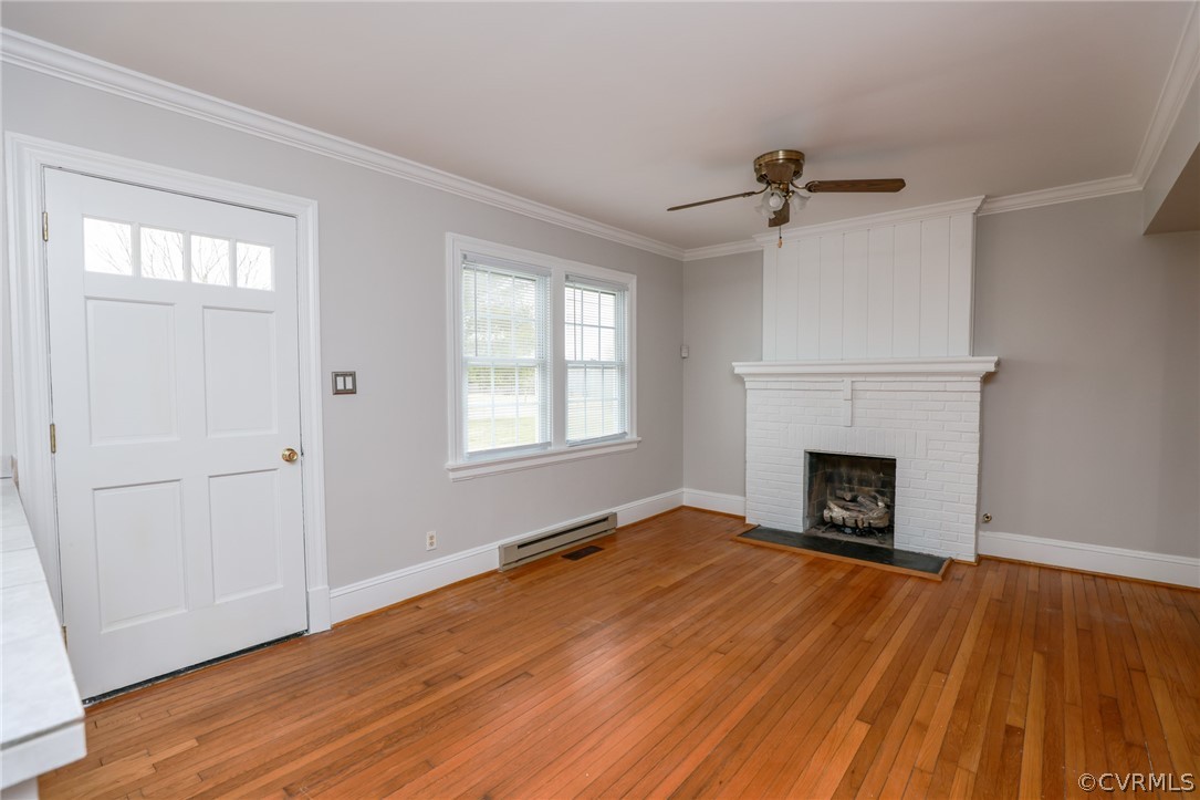 1737 New Market Road Henrico, VA 23231 - Photo 9 of 50 Living room with fp
