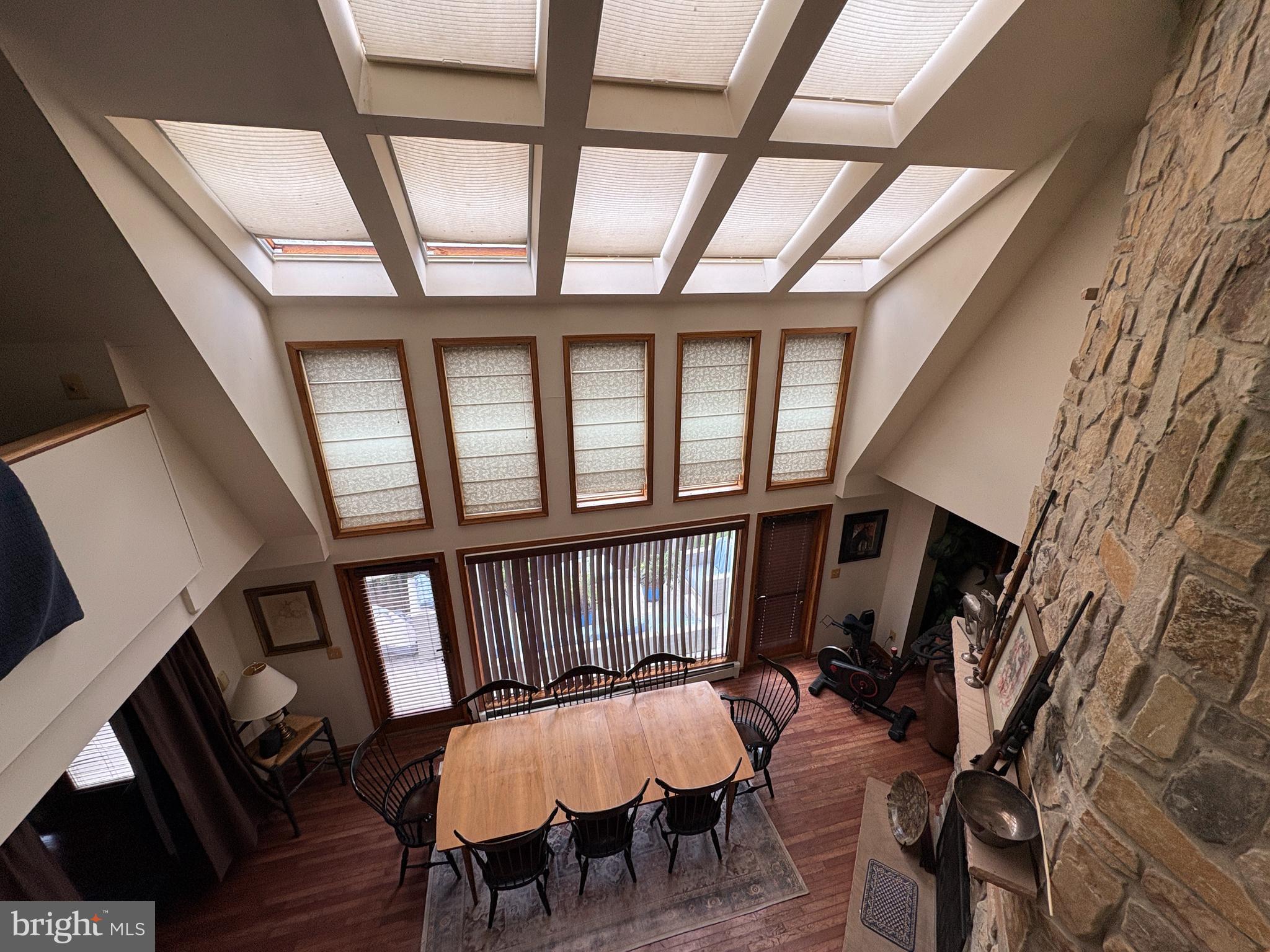 36 White Pine Road Chesterfield, NJ 08515 - Photo 25 of 33 a view of an dining room with furniture window and wooden floor