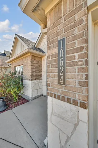 a view of front door of house