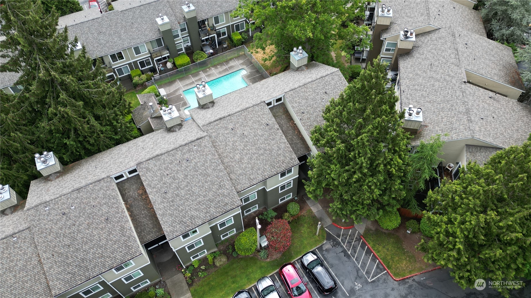 820 Cady Road, Unit A305 Everett, WA 98203 - Photo 23 of 26 an aerial view of a house with outdoor space