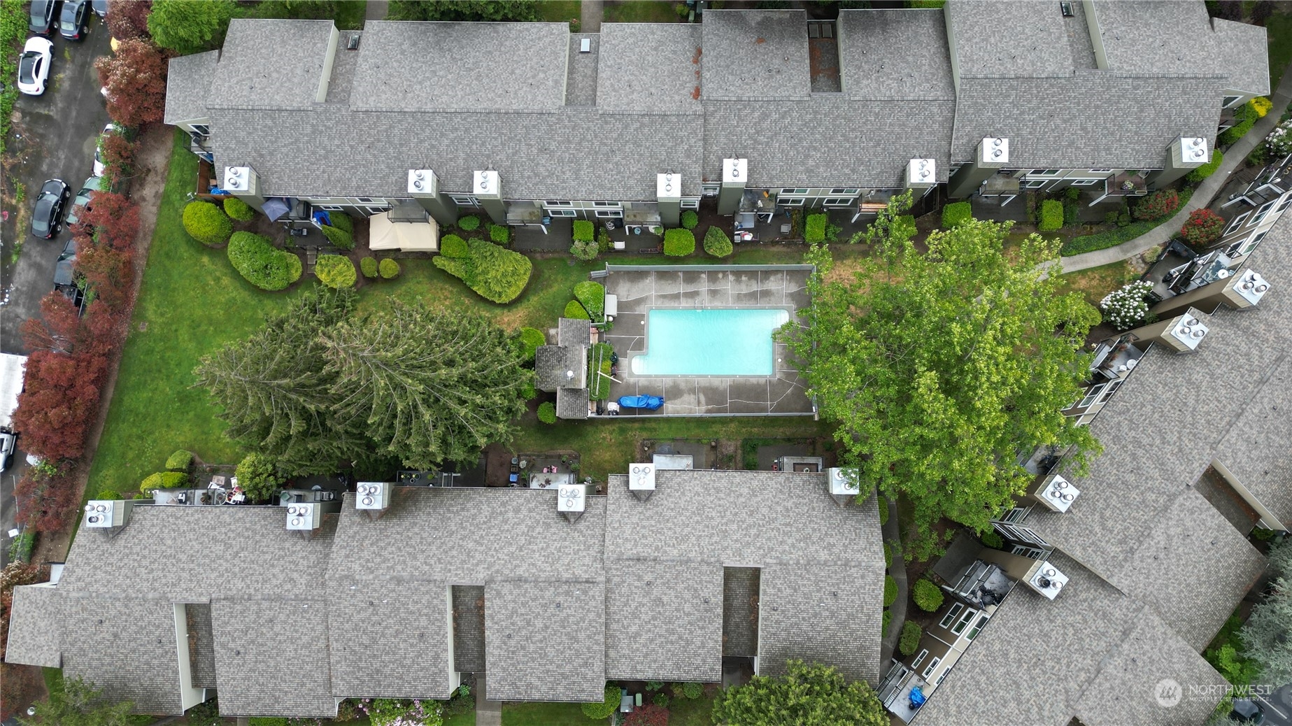 820 Cady Road, Unit A305 Everett, WA 98203 - Photo 26 of 26 an aerial view of a house with a yard basket ball court and outdoor seating