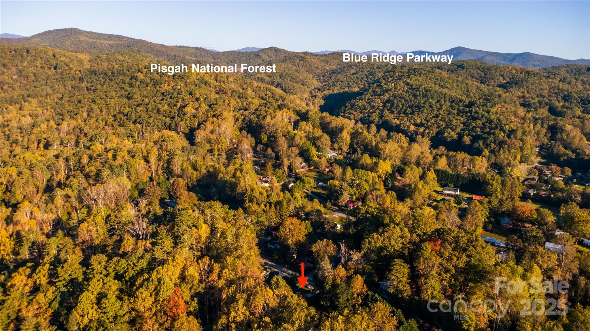 609 West Probart Street Brevard, NC 28712 - Photo 29 of 38 a view of mountain view with mountains in the background