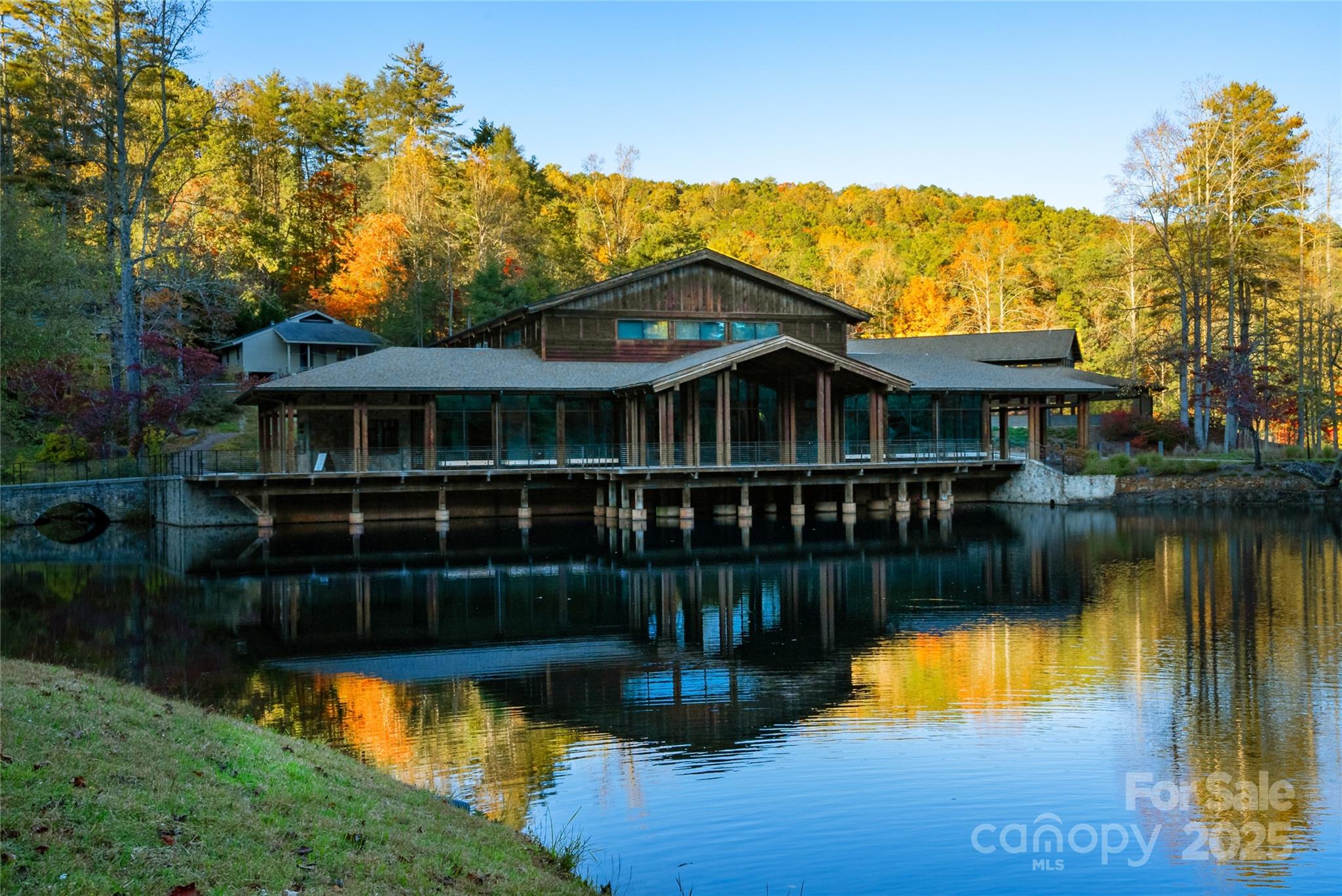 609 West Probart Street Brevard, NC 28712 - Photo 30 of 38 a view of a house with swimming pool and a yard