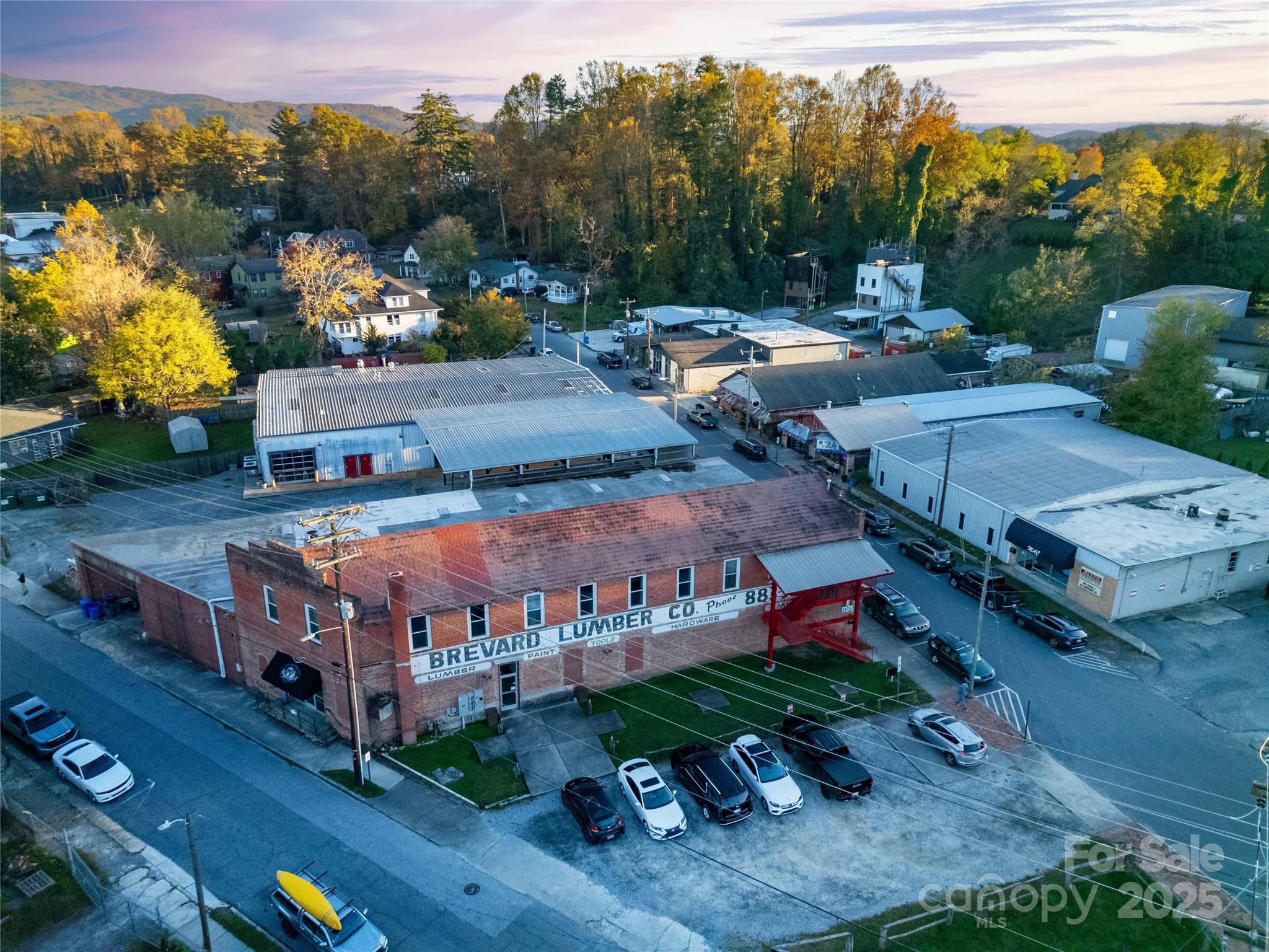 609 West Probart Street Brevard, NC 28712 - Photo 36 of 38 an aerial view of a houses with yard