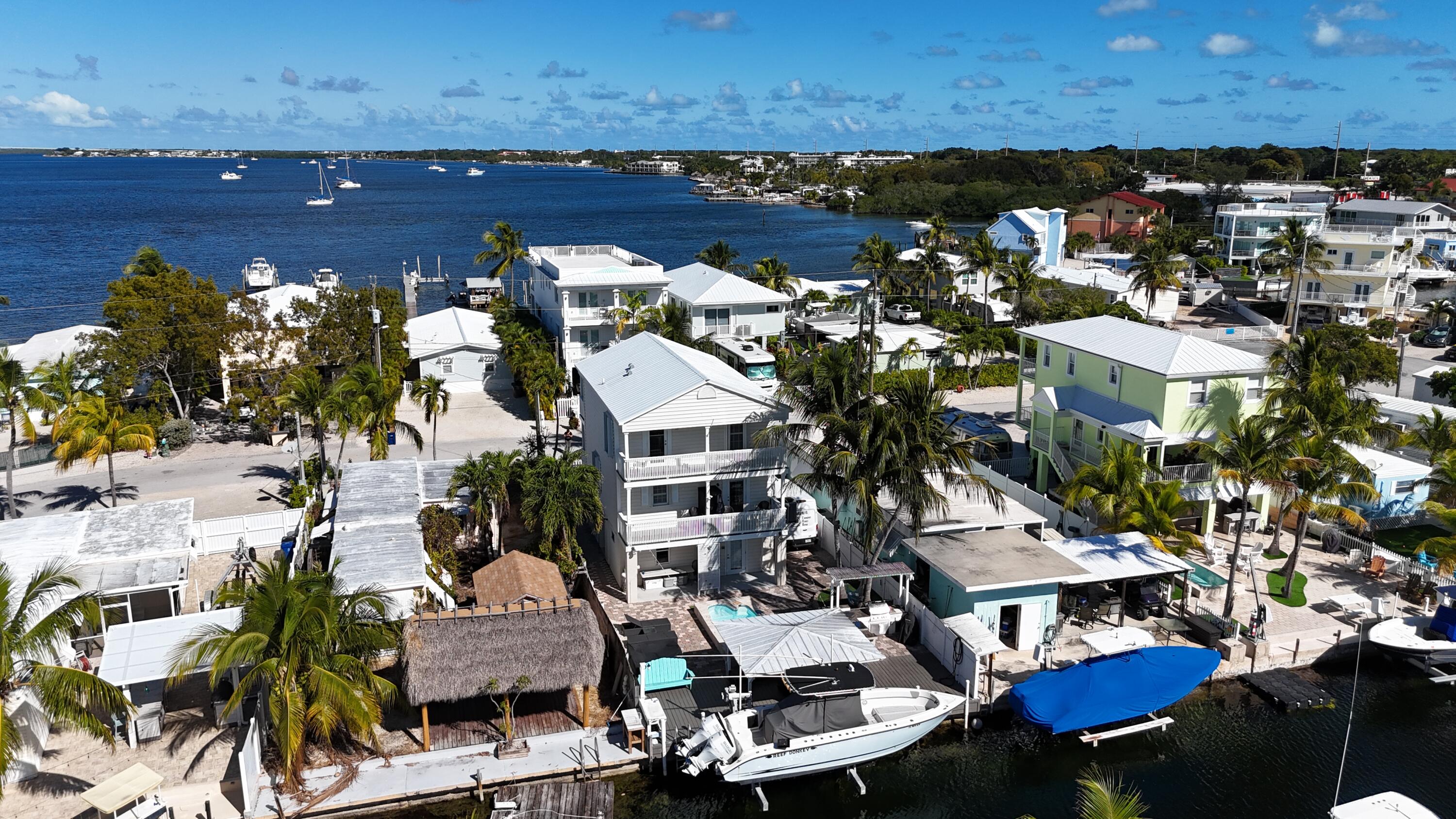 1313 Calder Road Key Largo, FL 33037 - Photo 16 of 72 Aerial View from Canal