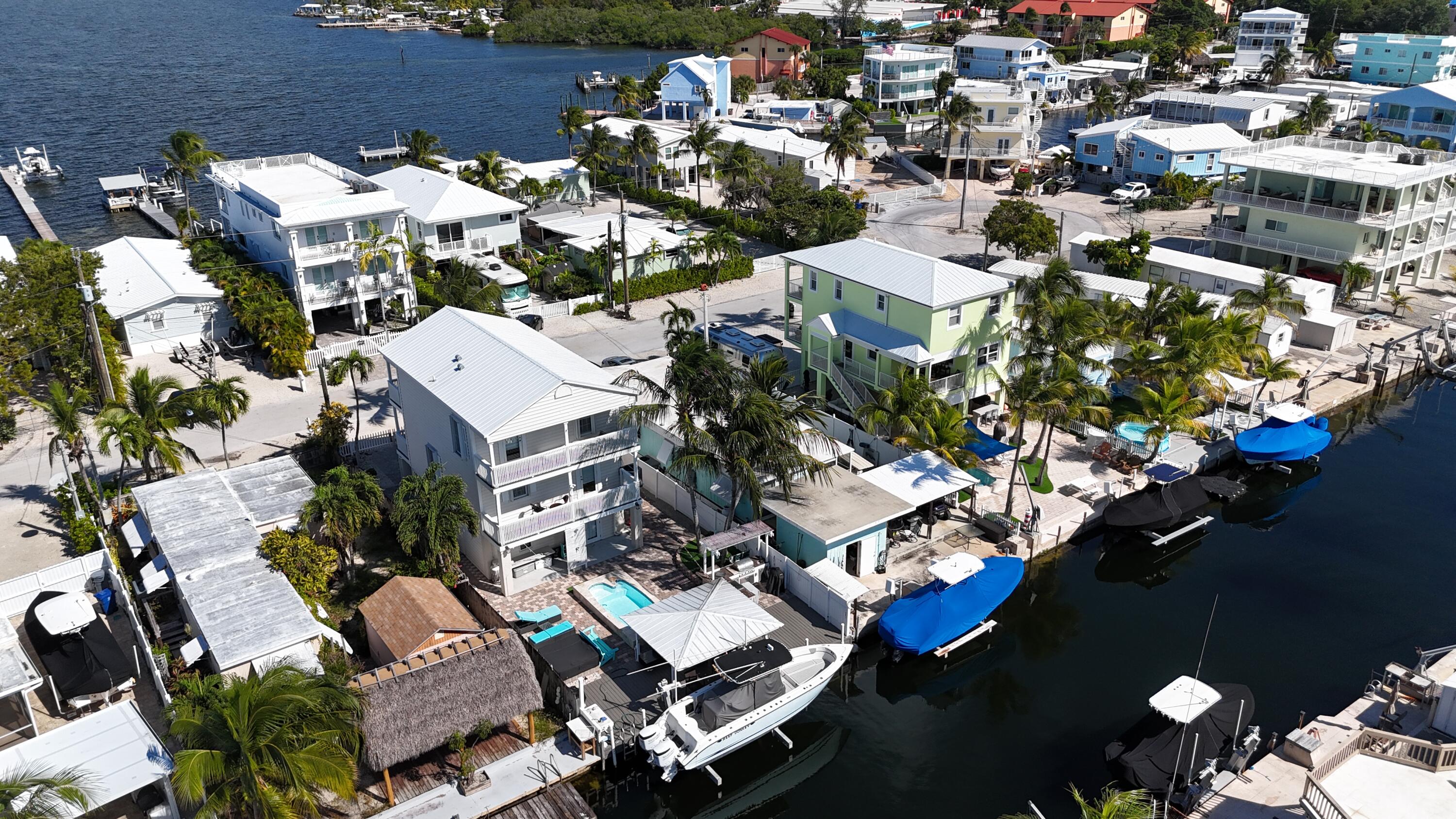 1313 Calder Road Key Largo, FL 33037 - Photo 3 of 81 Aerial View from Canal