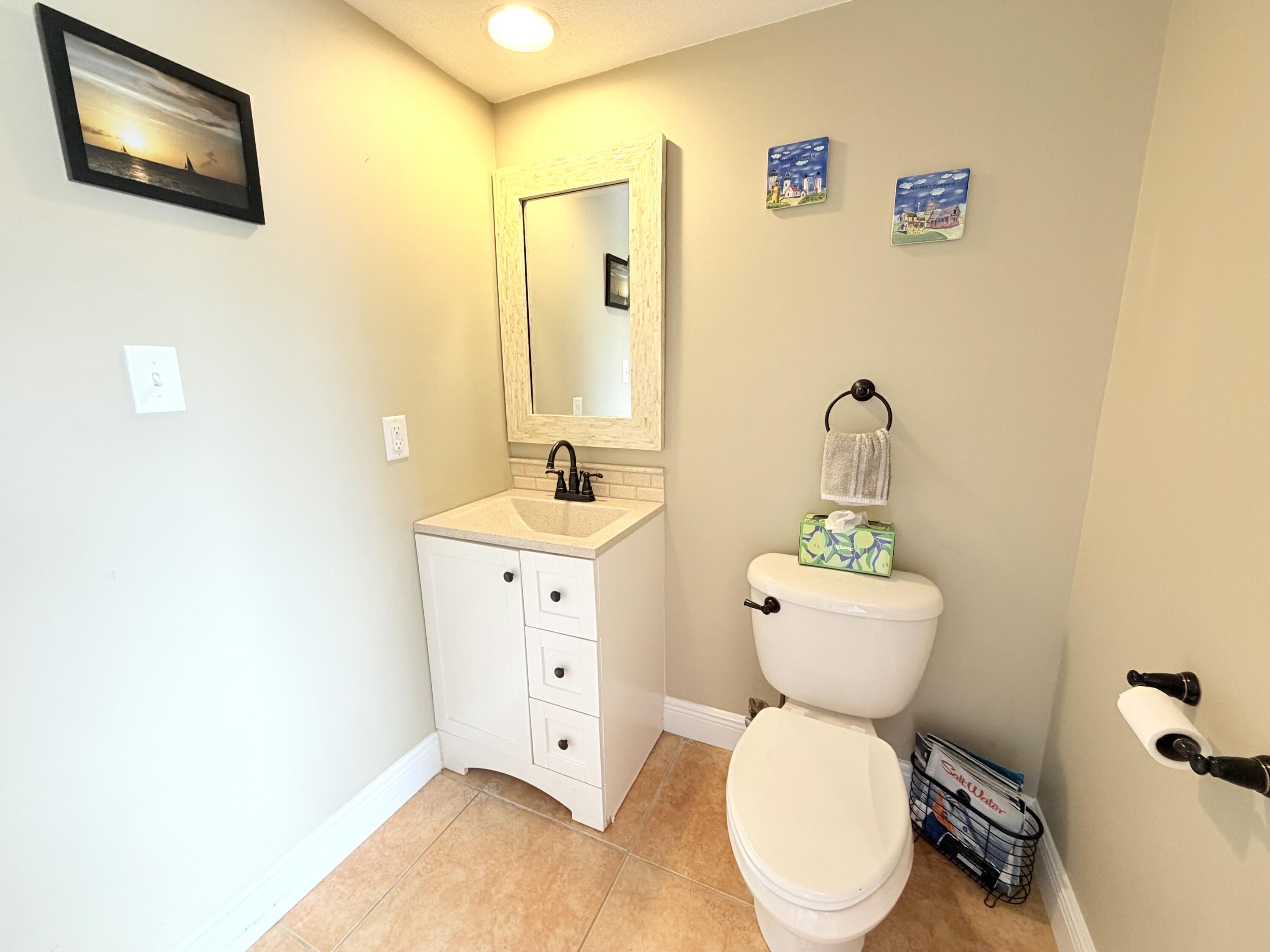 1313 Calder Road Key Largo, FL 33037 - Photo 33 of 72 2nd Floor Half Bathroom