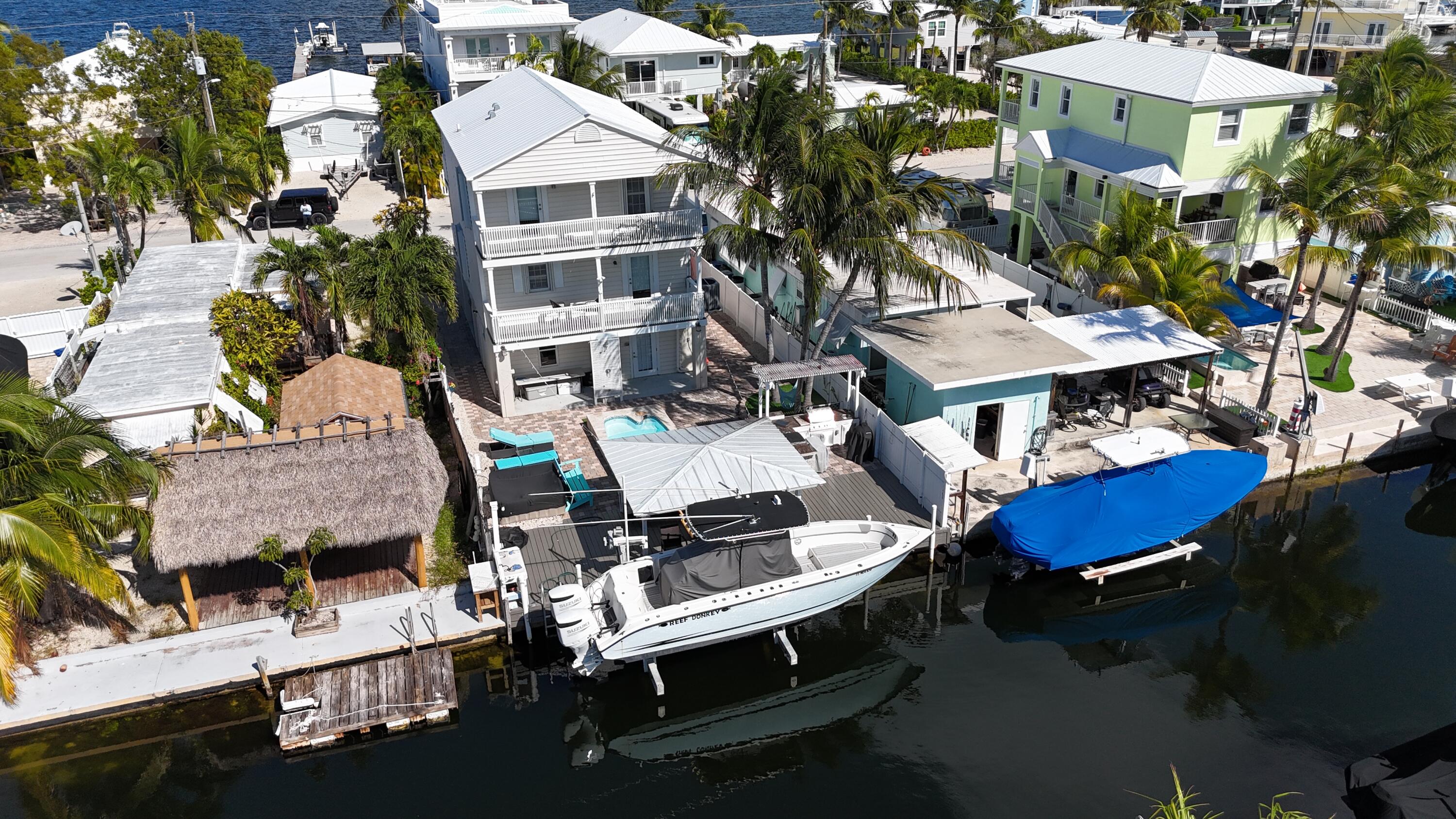 1313 Calder Road Key Largo, FL 33037 - Photo 65 of 72 Aerial view of back of home