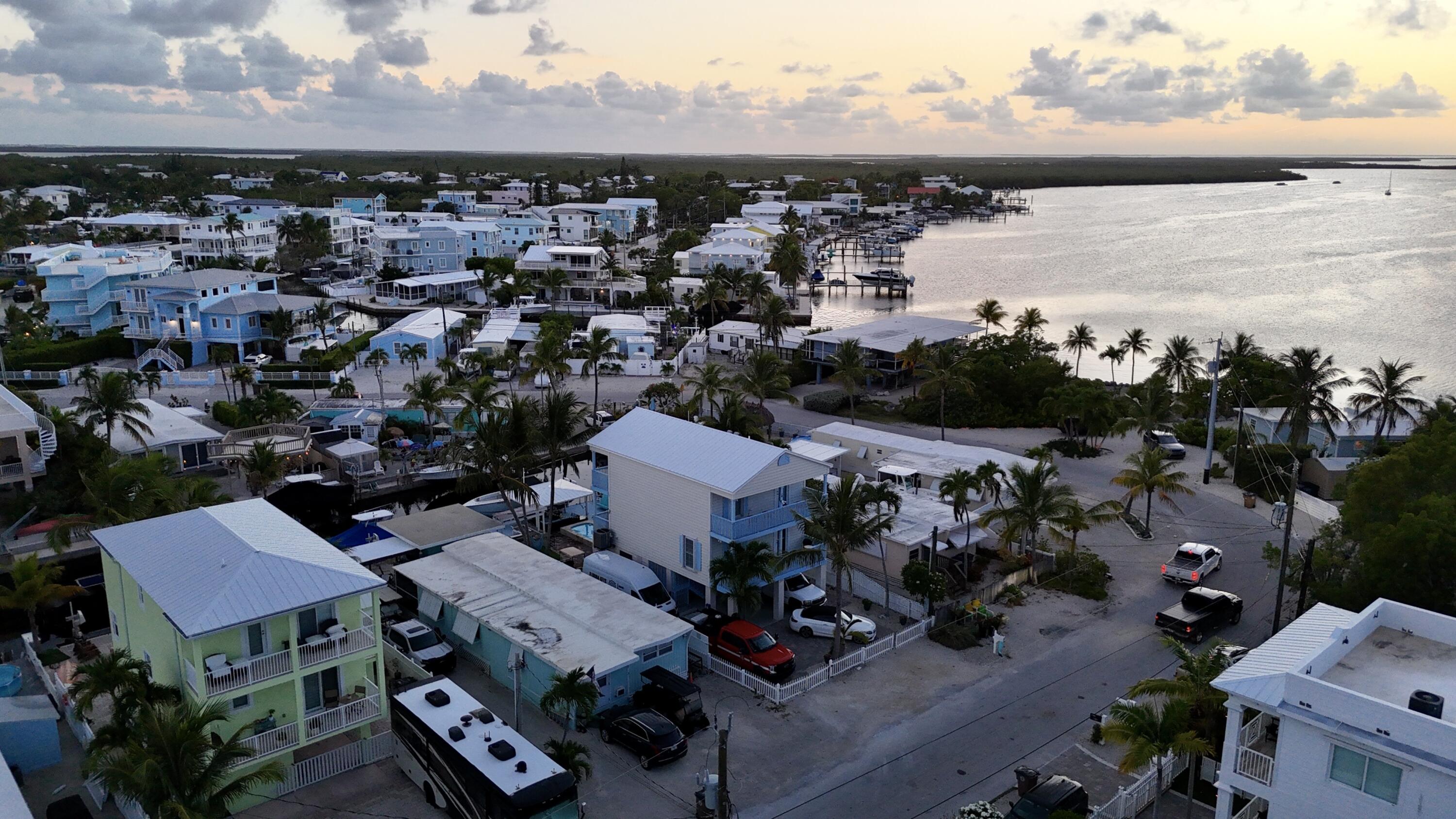 1313 Calder Road Key Largo, FL 33037 - Photo 71 of 81 Aerial View overlooking Sunset