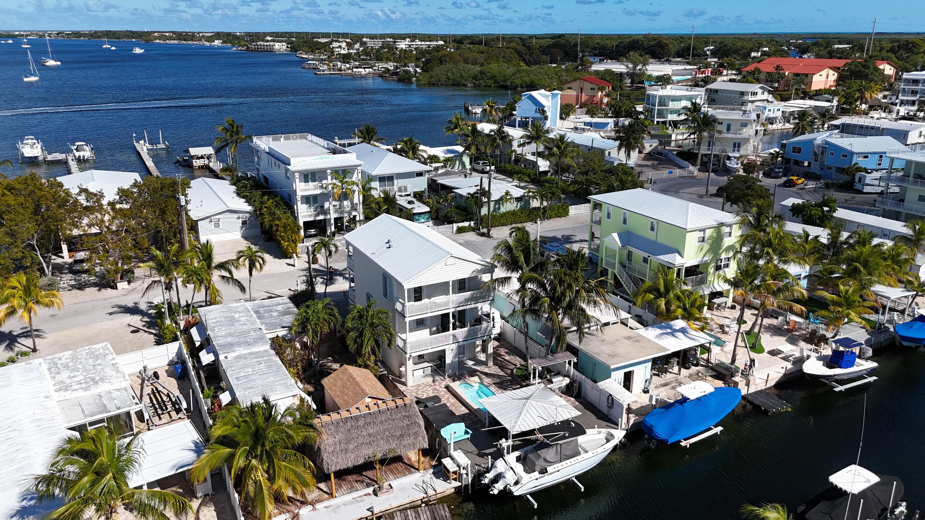 1313 Calder Road Key Largo, FL 33037 - Photo 80 of 81 Aerial View from Canal
