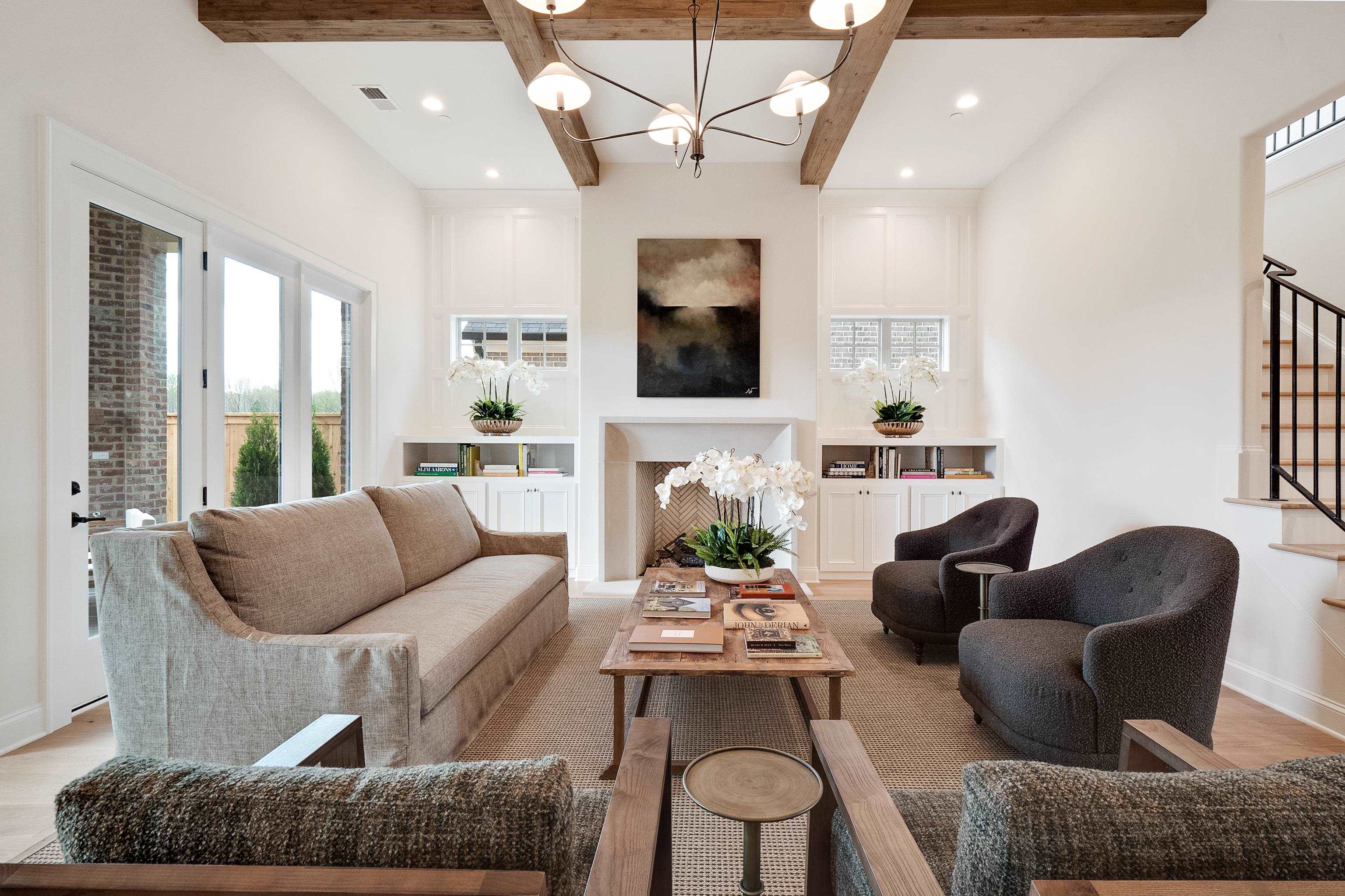 760 Cardinal Cove Collierville, TN 38017 - Photo 8 of 40 a living room with furniture fireplace and a large window