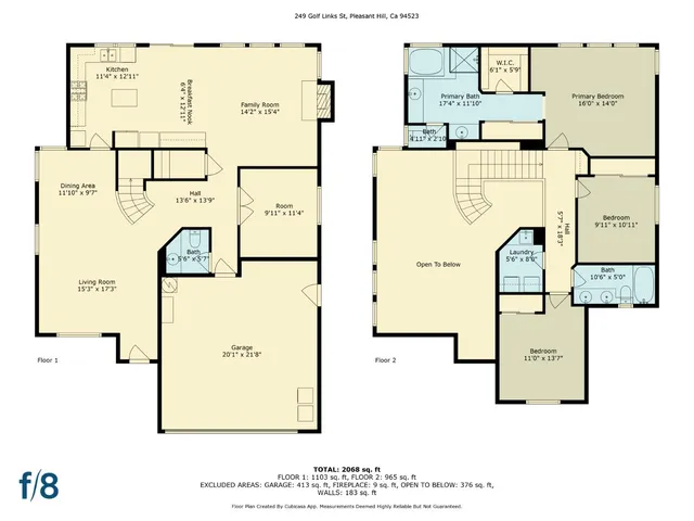 $1,348,000 | 249 Golf Links Street, Pleasant Hill, CA 94523
