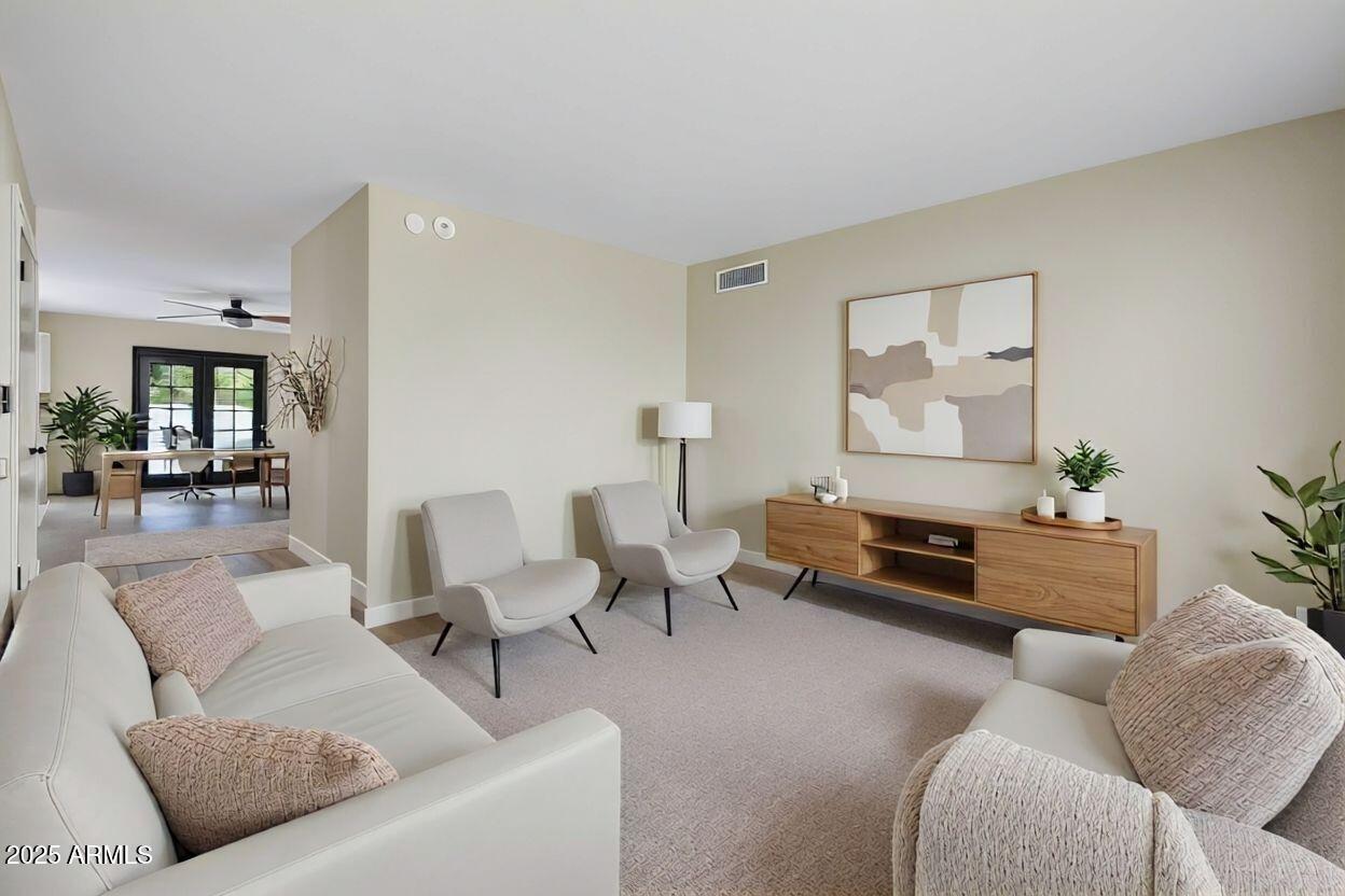 17 South Cholla Street Gilbert, AZ 85233 - Photo 16 of 37 a living room with furniture and wooden floor