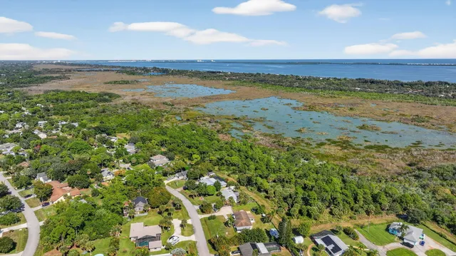 a view of an ocean and beach