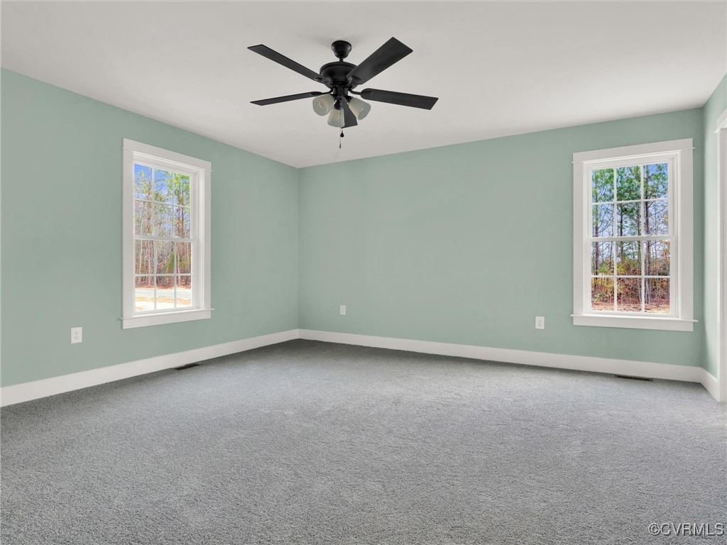 0 Trimmers Shop Rd Point West Point, VA 23181 - Photo 18 of 28 Master bedroom featuring carpet floors, ceiling fa
