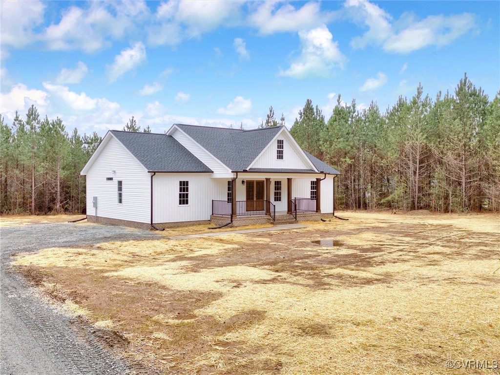0 Trimmers Shop Rd Point West Point, VA 23181 - Photo 2 of 28 View of front of property with covered porch