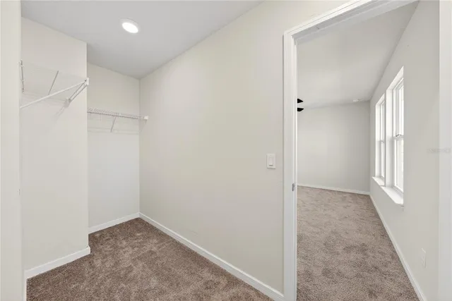 an empty room with window