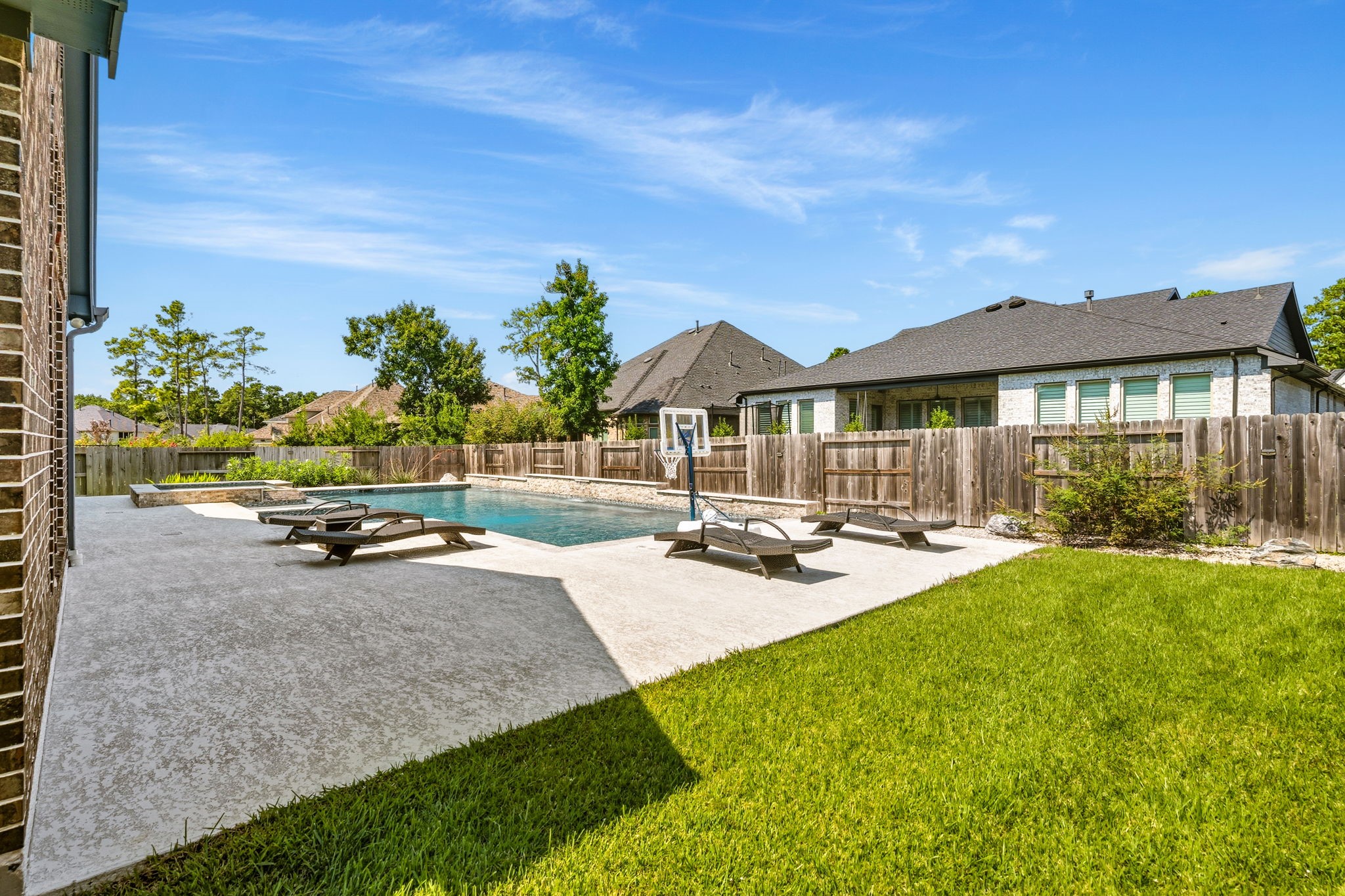 2008 Green Terrace Lane Pinehurst, TX 77362 - Photo 35 of 47 Alternate view of the pool area.